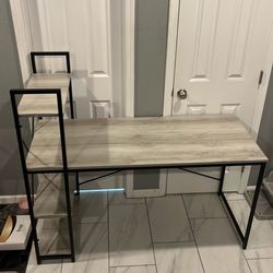 Office desk multi shelf’s