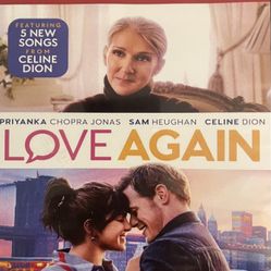 LOVE AGAIN (DVD-2023) Priyanka Chopra Jonas + Sam Heughan + Celine Dion!