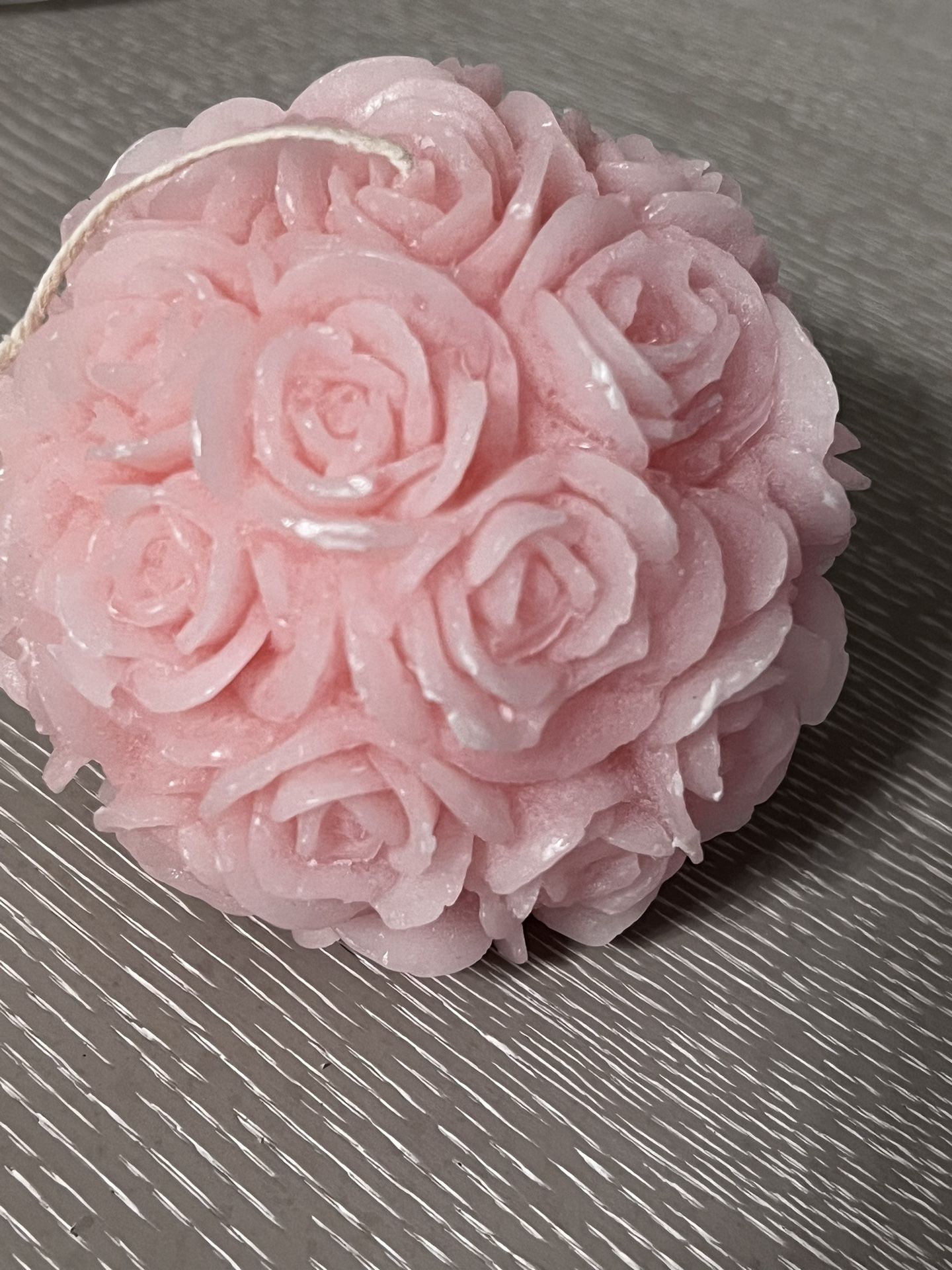 Pink Rose Candle
