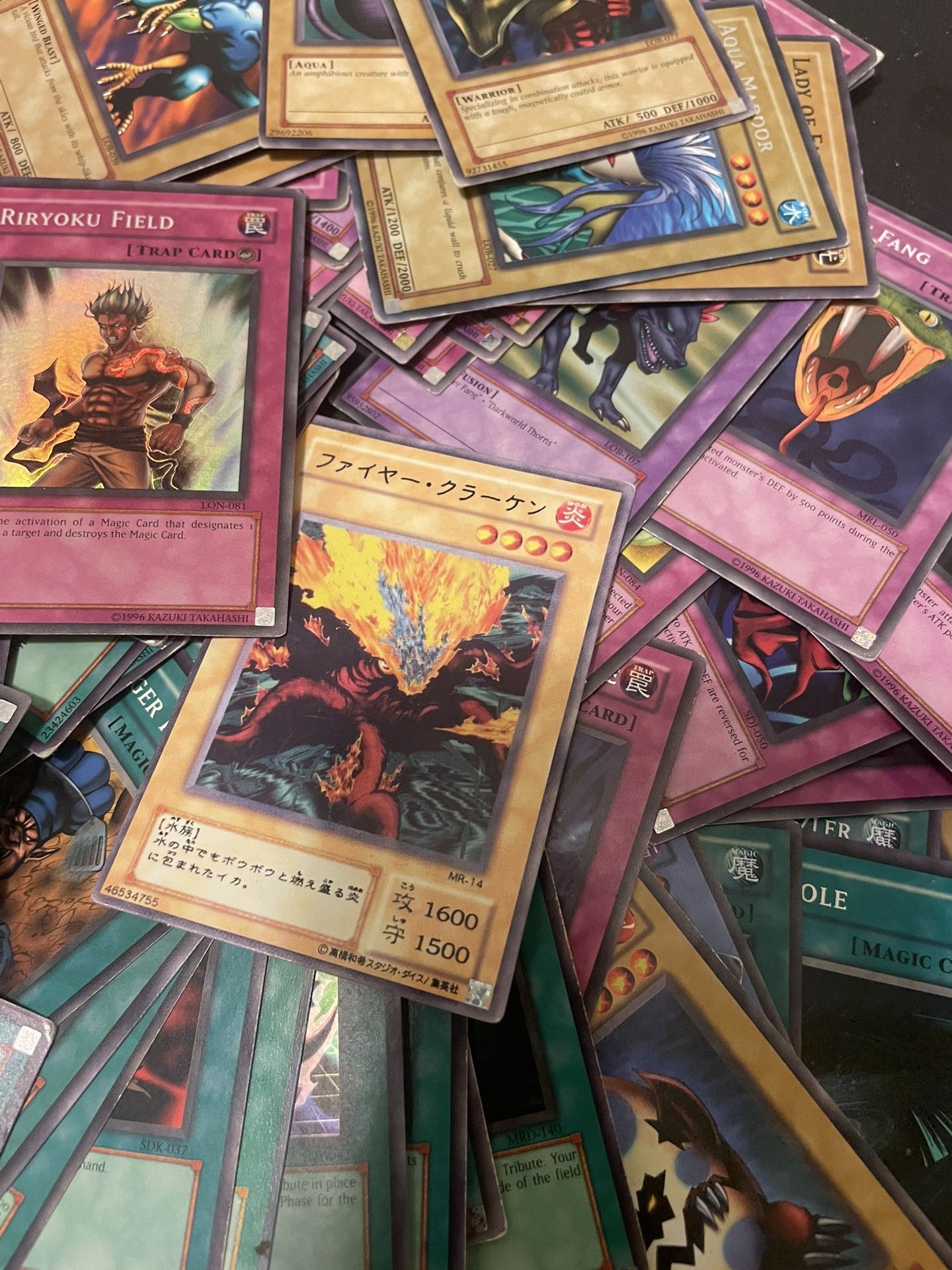20 years old Yu-Gi-Oh! cards