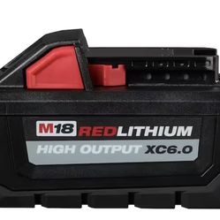 Milwaukee M18 18-Volt Lithium-Ion High Output Battery Pack 6.0Ah
