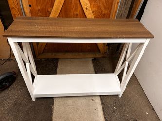 Table shelf white