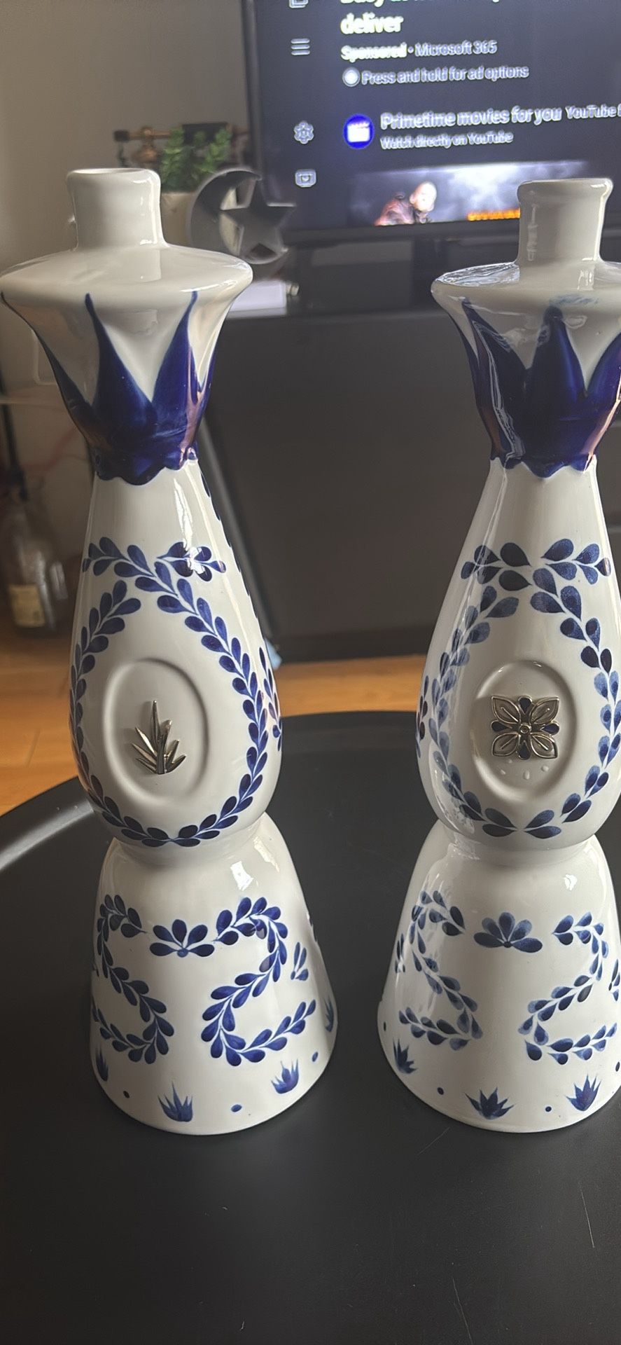 Hand Painted Empty Display Bottles