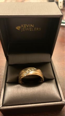 M fit men’s diamond wedding band