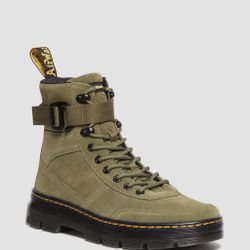 Dr. Martens Combs Tech Suede Casual Boots, DMS Olive E.H. Suede (contact info removed)8 Size 14