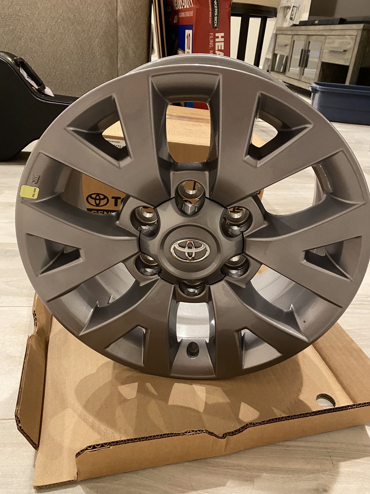 2019 Toyota Tacoma Gray Aluminum Wheel set- New in box