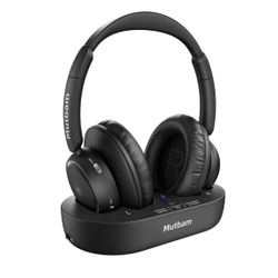 new Wireless Headphones for TV, TV Headphones Wireless for Seniors, TV Headphones Wireless with Transmitter Charging Base, Precise Sync Without Delay,