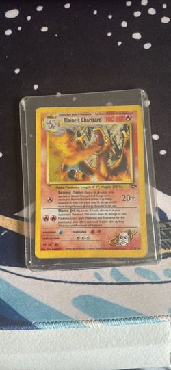 Pokemon Gym Challenge Blaines Charizard Holo Rare
