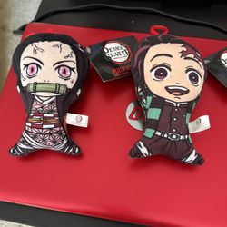 Demon Slayer Plushes .  Key Chain -  NEW