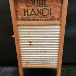 Vintage Farmhouse Dubl Handi Washboard/Wall Cabinet Bathroom Laundry Spice Rack