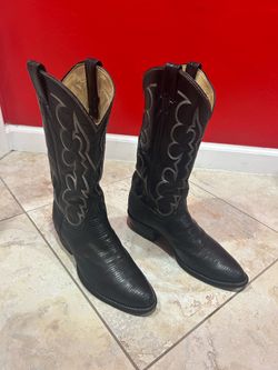 Tony Lama Style 8022 Western Boots Men's 9D - El Paso, Texas - Leather Soles