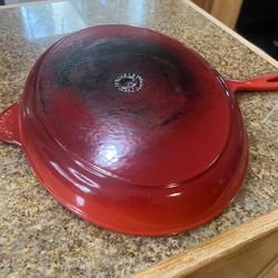 Le Creuset Oval Cast Iron Red