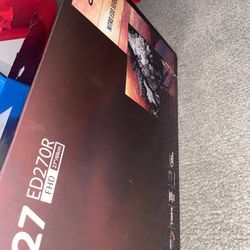  Acer Nitro 27" Curved FHD 180 Hz LED Gaming Monitor, Black