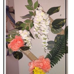 Wisteria Mix Flower Wreath 