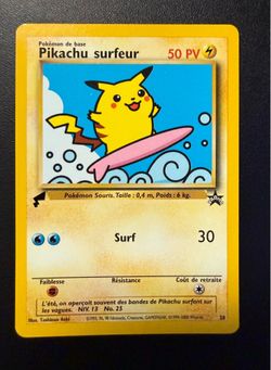 Pokémon TCG gold tail promo Pikachu 28