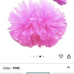 Brand New Pink Cheerleading Pom Poms 