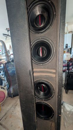 Orion Red (P10D4)subwoofers and speaker box