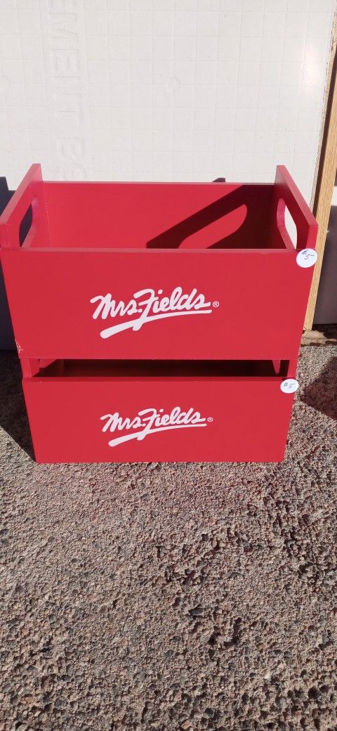 Vtg Miss Fields Candy Boxes