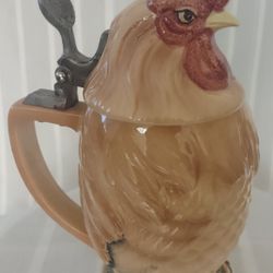 Vintage German Rooster Stein Cup