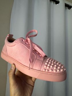 Pink Christian Louboutin shoes