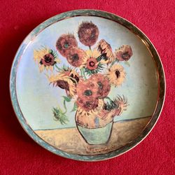 Goebel Artis Orbis Vincent Van Gogh LES TOURNESOLS SUN FLOWER PLATE Germany  ‼️ See more VINTAGE & RARE Items Here ...