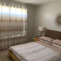 Double Bed with two night stands