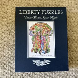 Liberty Wood Jigsaw Puzzle: Jellyfish