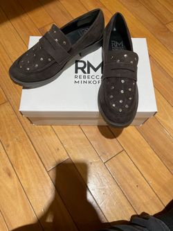Rebecca Minkoff Studded Suede Loafers