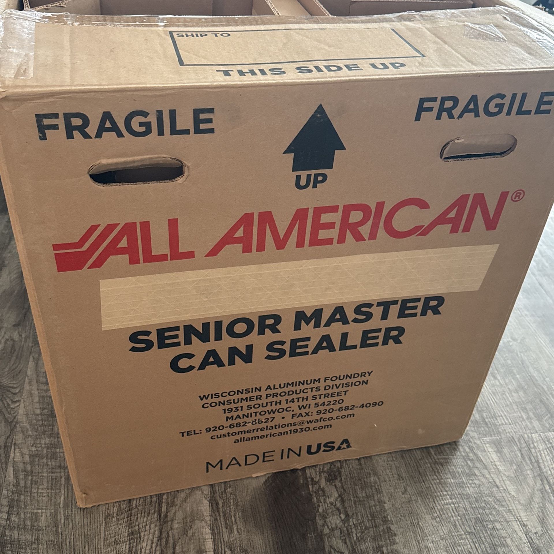 All American Senior Master Can Sealer