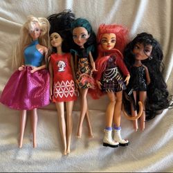 Monster High,barbie,bratz lot