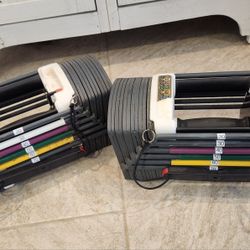 Curl Bar and Powerblock Combo