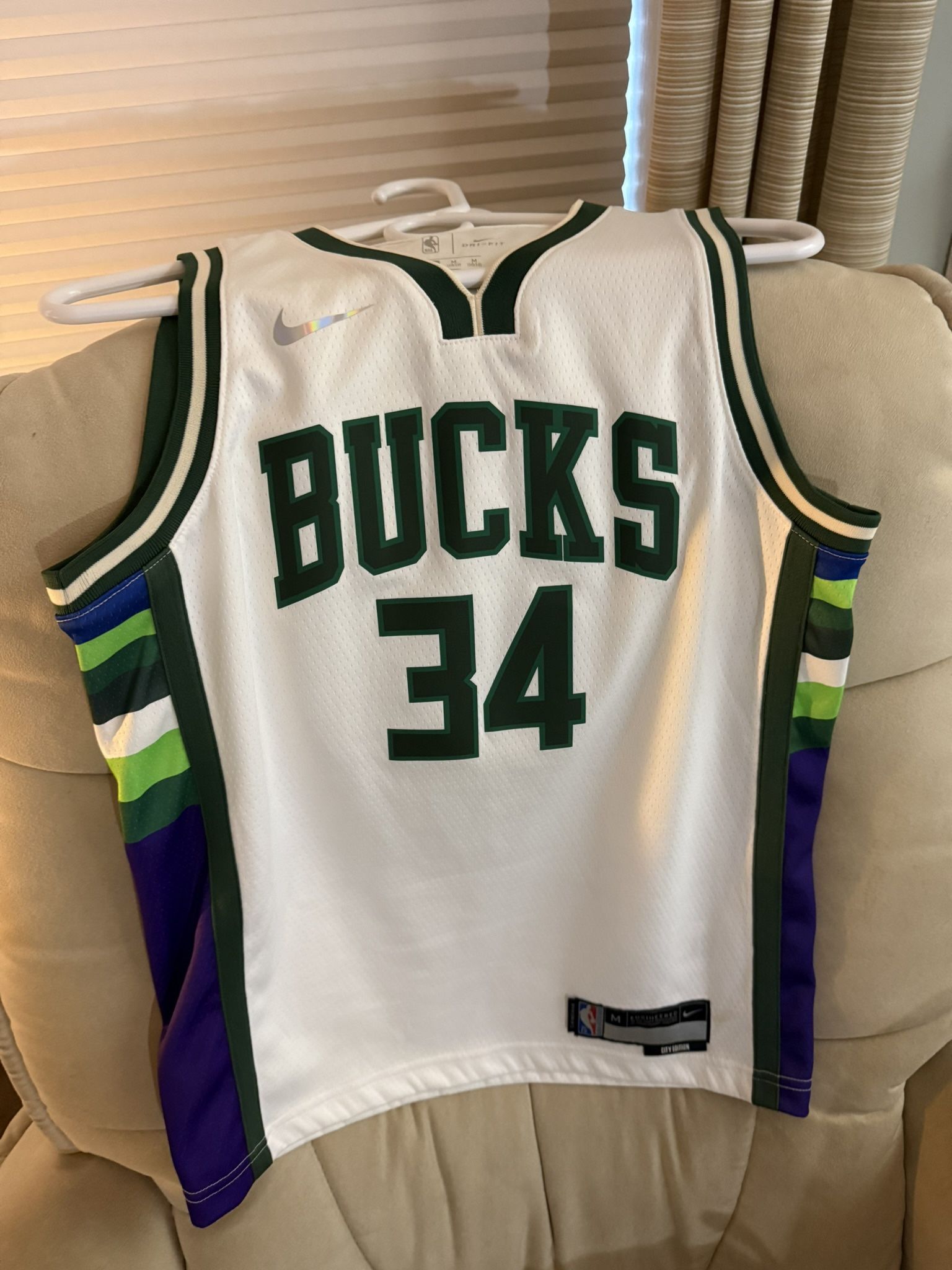 Giannis Antetokounmpo NBA 75th Anniversary City Jersey Special Edition