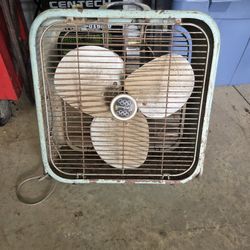 Vintage Box Fan Metal Works