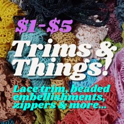 Lace Trims Beaded Embellishments 