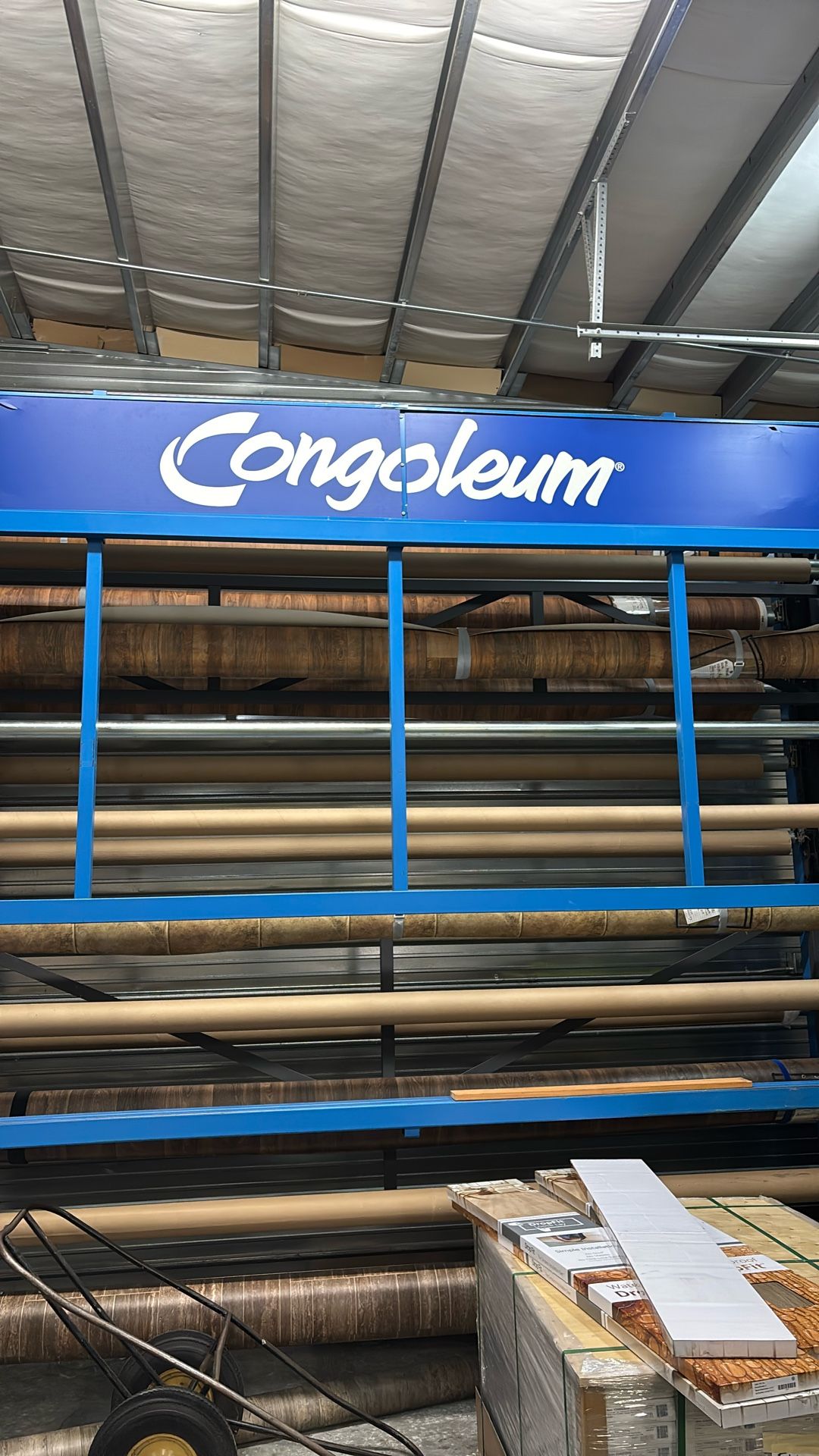 Congoleum Elevator Sheet Vinyl Rack