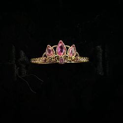 Disney Princess Rapunzel Tiara Ring Size 6,7, 71/2, 