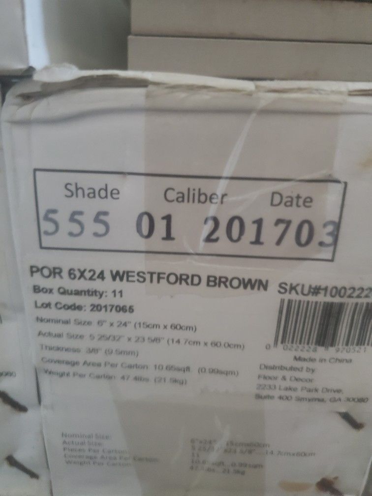 Valley Ridge Porcelin Wood Look Tile Westford Brown