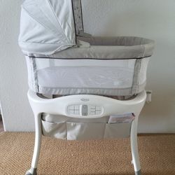 Graco Sense2Snooze Bassinet Cry Detection and Snuggle Me Organic Lounger