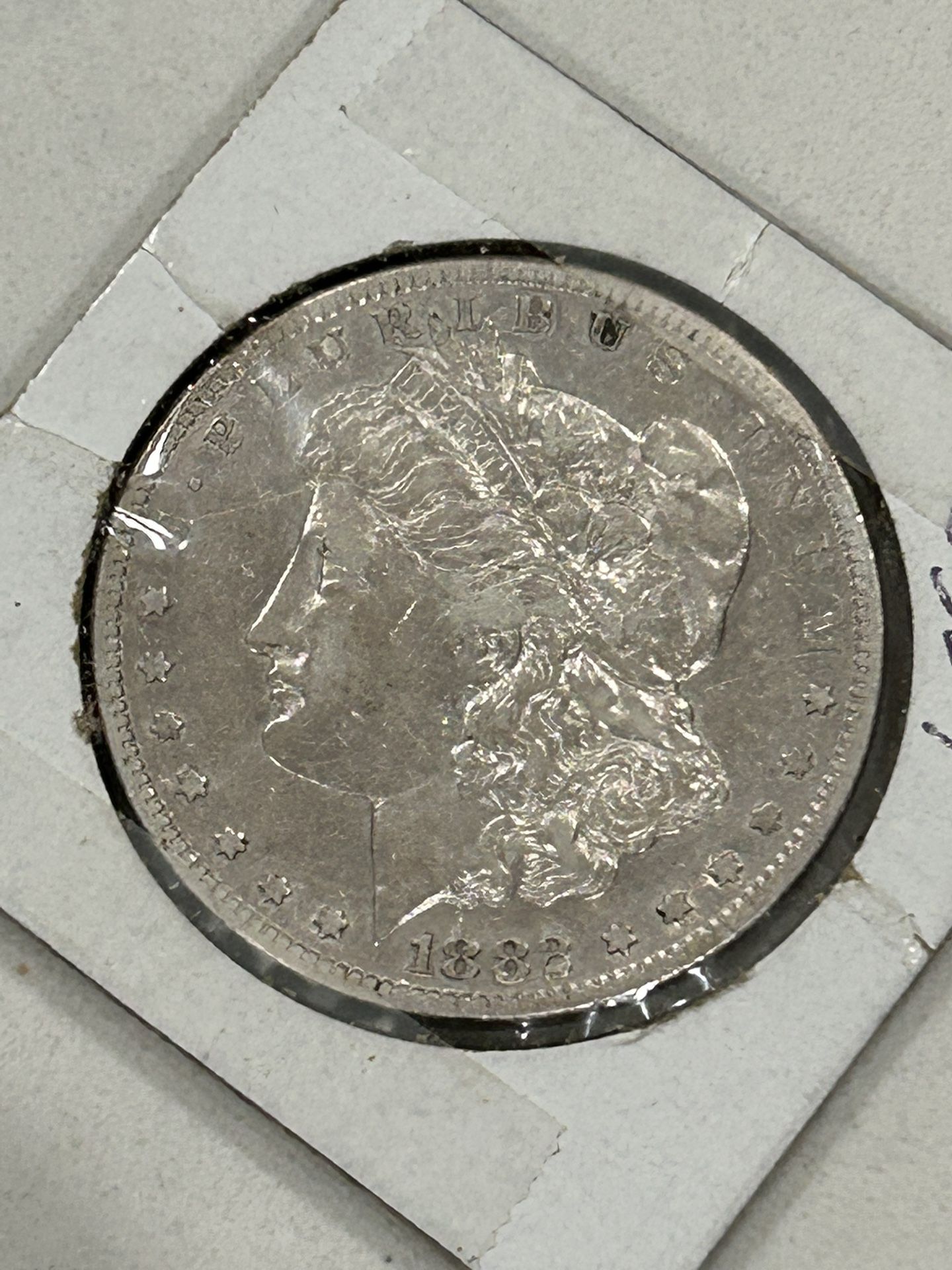1882-S MORGAN SILVER DOLLAR - SAN FRANCISCO