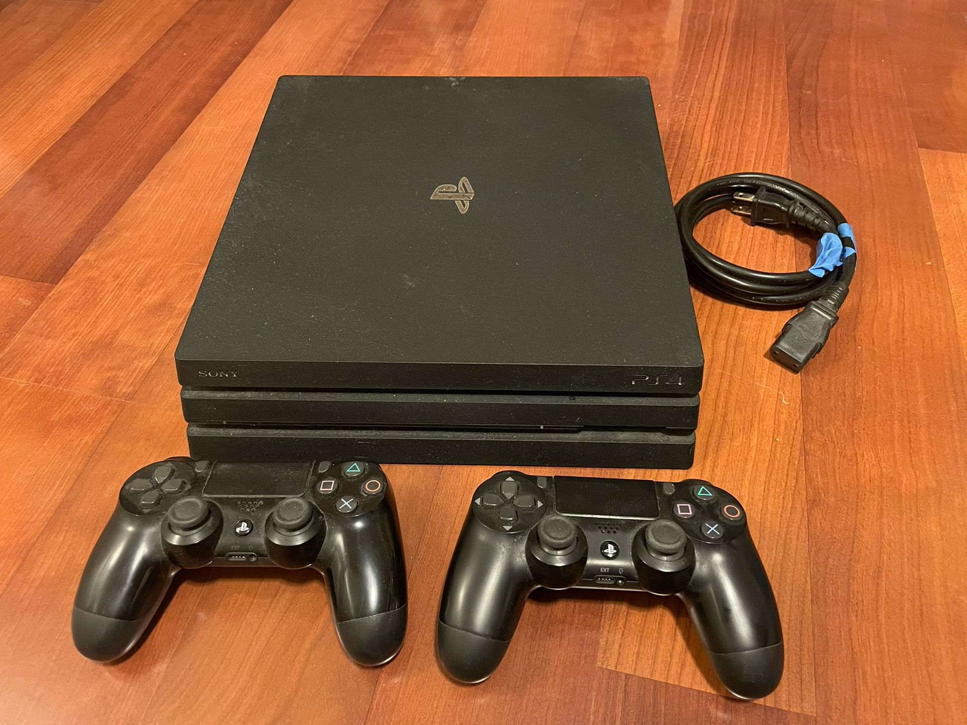 PS 4 Pro & Two Controllers