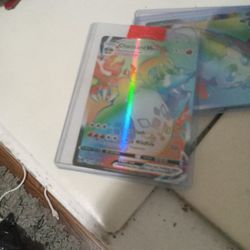 Pokemon Charizard VMAX Rainbow Holographic Card