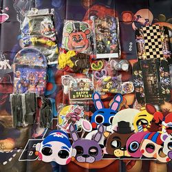 Five nights at freddy’s birthday party decorations supplies.