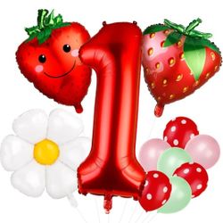 Berry First Birthday 19pc Balloons 🎈 