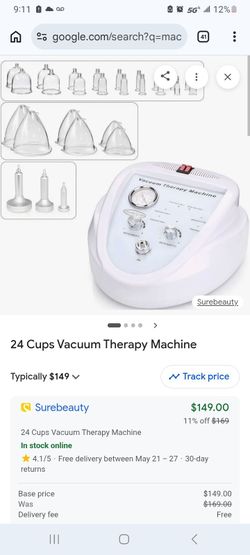 Vaccume therapy machine
