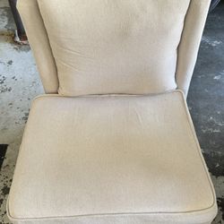 Cream Accent Chair For sale