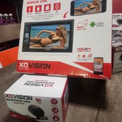 Xo Vision Touch Screen Dvd/ Cd Player With Backup Camera
