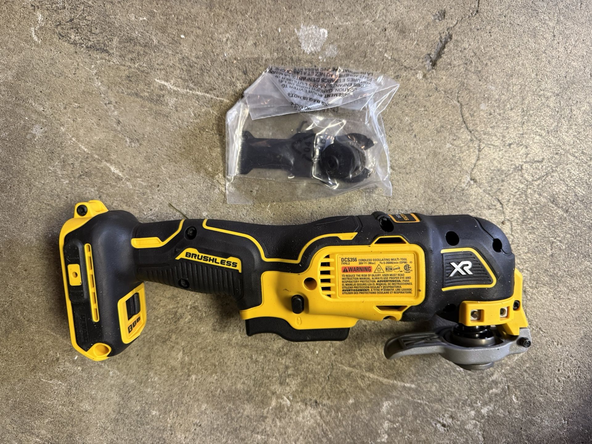 New Dewalt XR Oscillating Tool