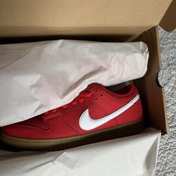Nike Sb Dunk Red Gum 9.5