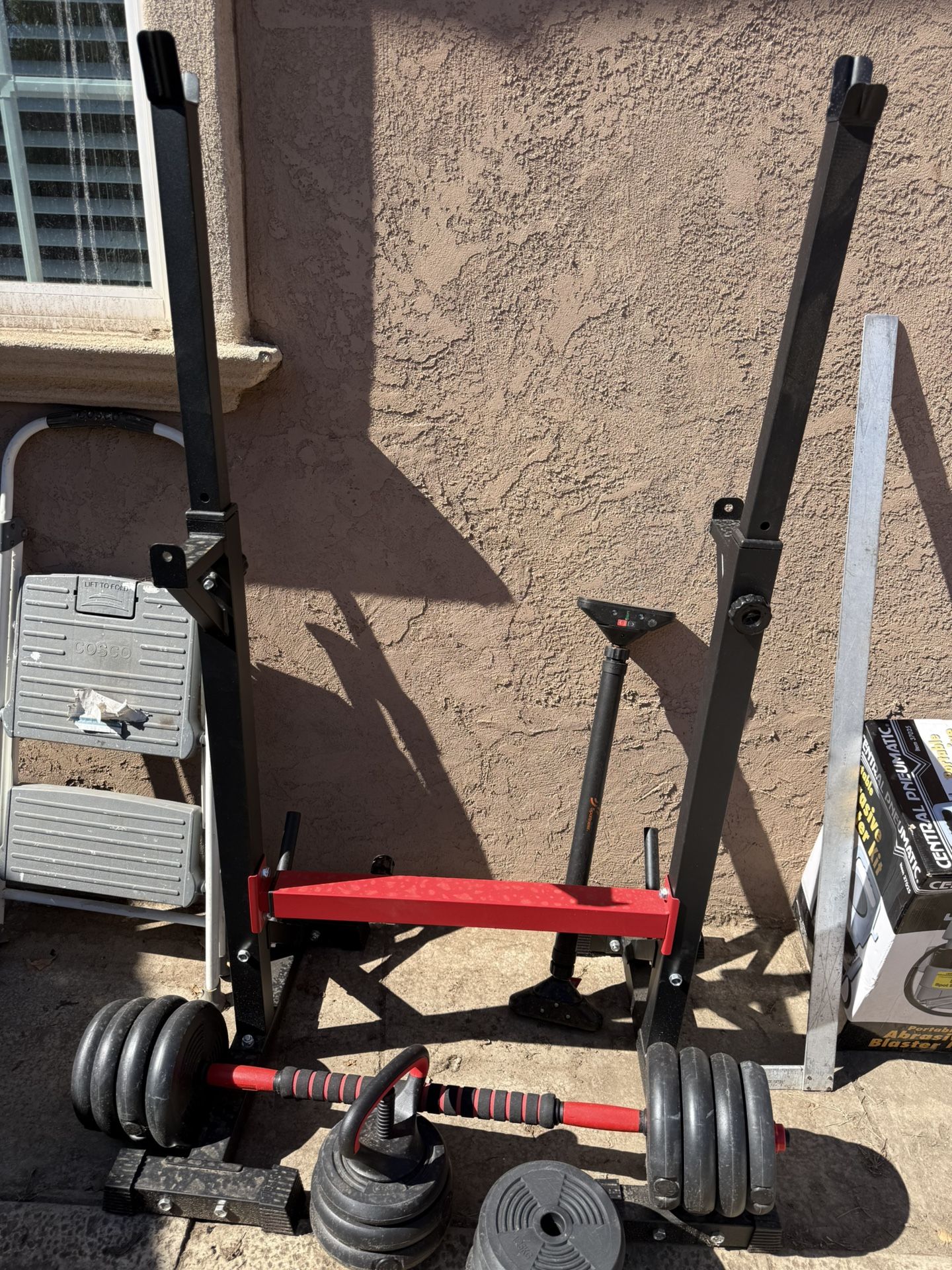 Weights With Squat Rack 