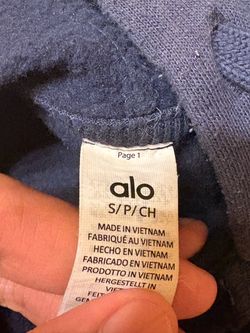 Alo jacket hoodie
